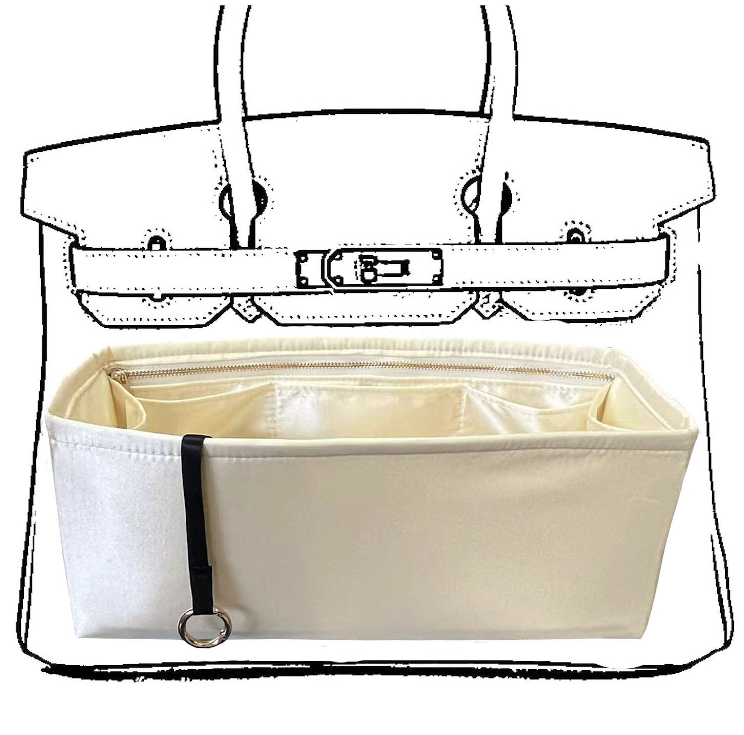 Luxury Skincare Organizer - Tasorganizer Birkin S 25 30 35
