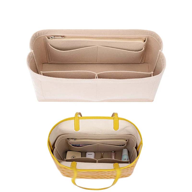 Luxury Skincare Organizer - Vilten inzettas Cosmetische organisator inzetstuk voor