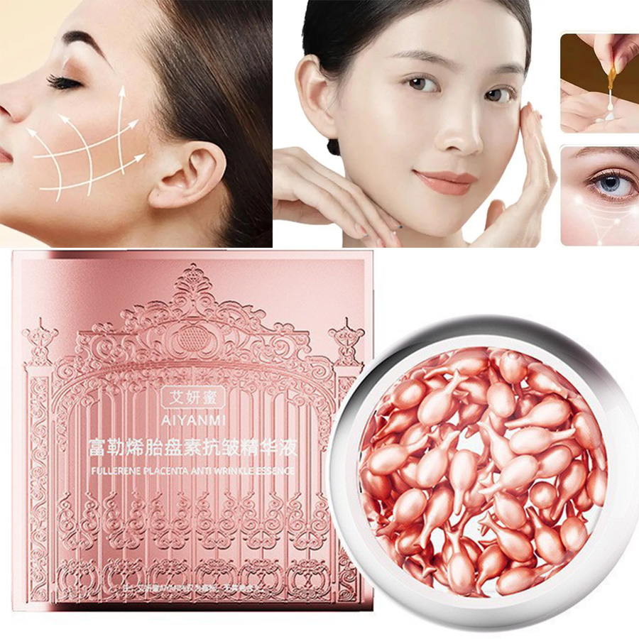 Placenta Extract Serum - 30 Capsules Fullerene Placenta Essentie Collageen