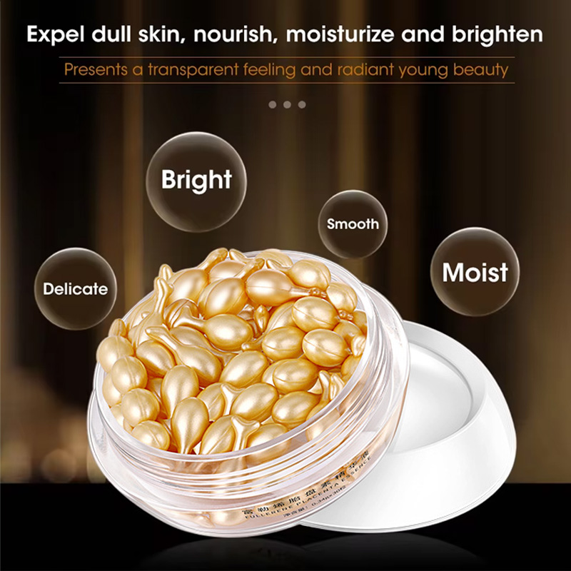 Placenta Extract Serum - Fullerene Placenta Capsule Essentie Facial Brighten