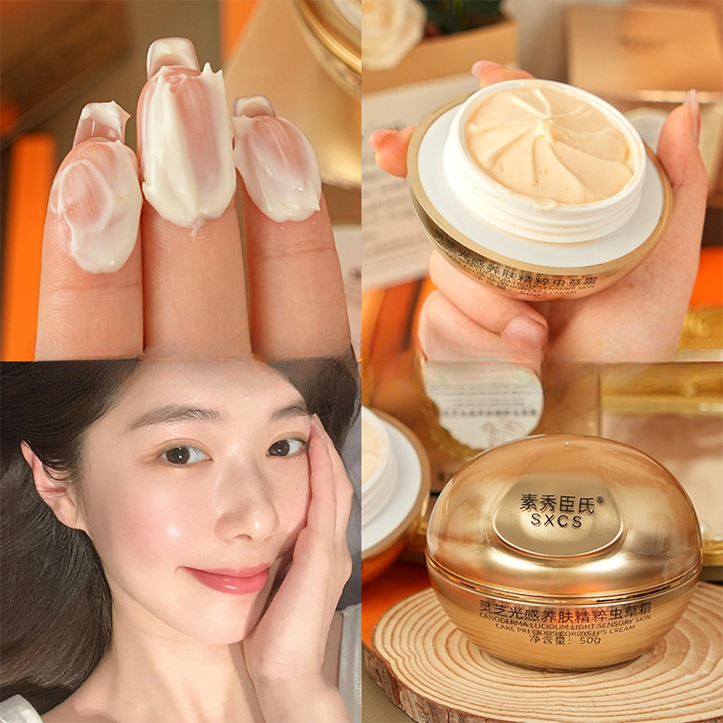 Luxury Skincare Line - Reishi Paddenstoel Cordyceps Luxe Gezichtscrème Verhelderende