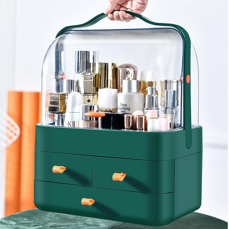Luxury Skincare Organizer - Luxe cosmetica opbergdoos, stofdichte bureau organizer,