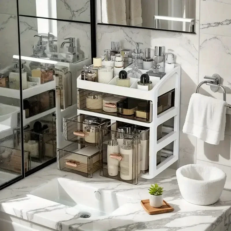 Luxury Skincare Organizer - Cosmetische Opbergdoos Make-up Case Borstel Lippenstift