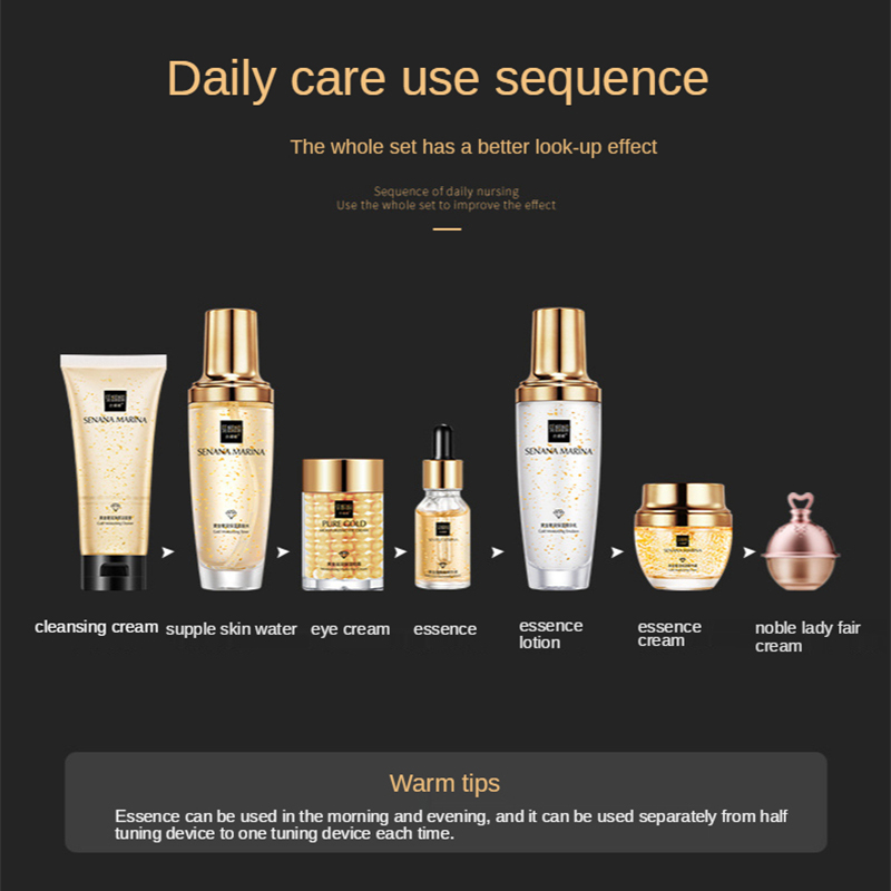 Vrouwen 24K Goud Huidverzorgin - Luxury Skincare Set For Women recensie en prijs