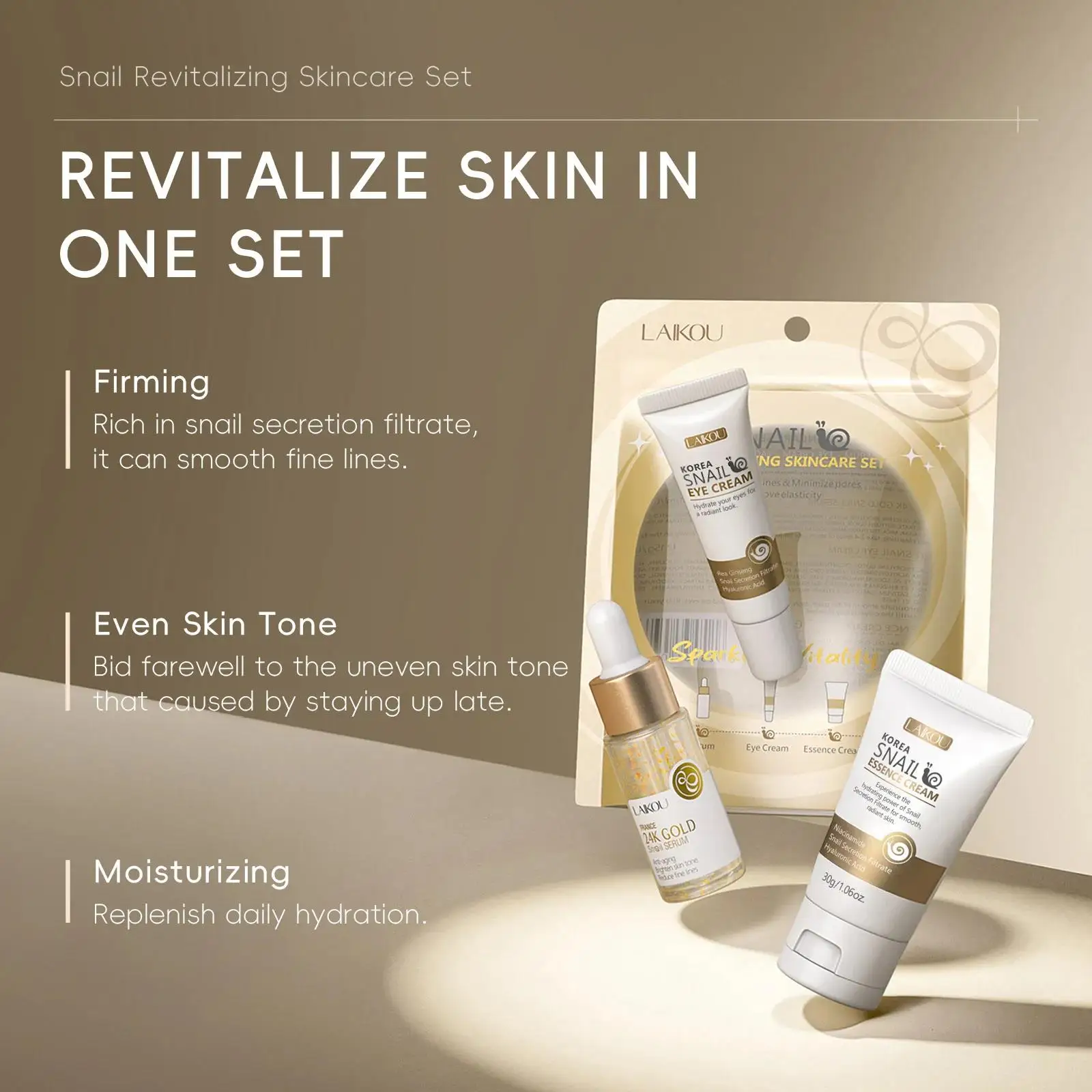 24K Gold Slak Reparatie Serum  - Luxury Skincare Set For Women recensie en prijs
